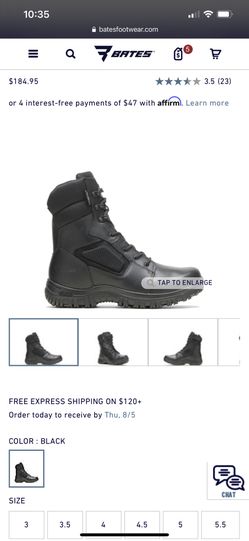 Bates Men’s Maneuver Waterproof Side Zip Boot