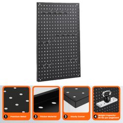 16"x24" Metal Pegboard Tool Organizer (rare size)