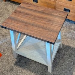 Wood End Table 