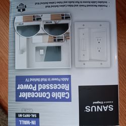 Sanus Cable Concealer Recessed Power