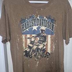 Lot of 7 Harley-Davidson & biker T shirts