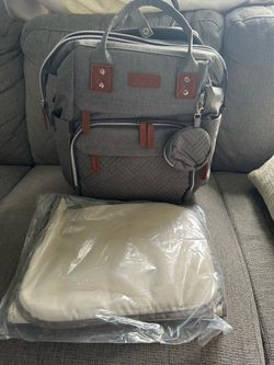 ISMGN Large diaper bag with changing pad