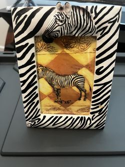 3 Zebra Picture Frames