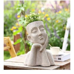 LuxenHome Succulent Plant Pot