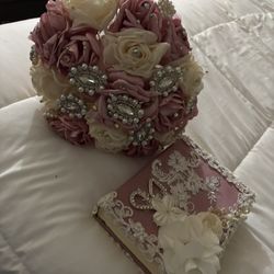 Quince Bible and Flowers