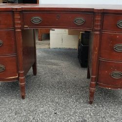 Antique desk (Cherry Wood ) 7 Drawers