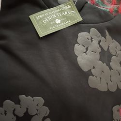 Denim Tears Hoodie Black & Grey