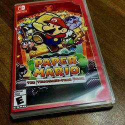 Paper Mario & The Thousand Year Door Switch Remake -Brand New!!