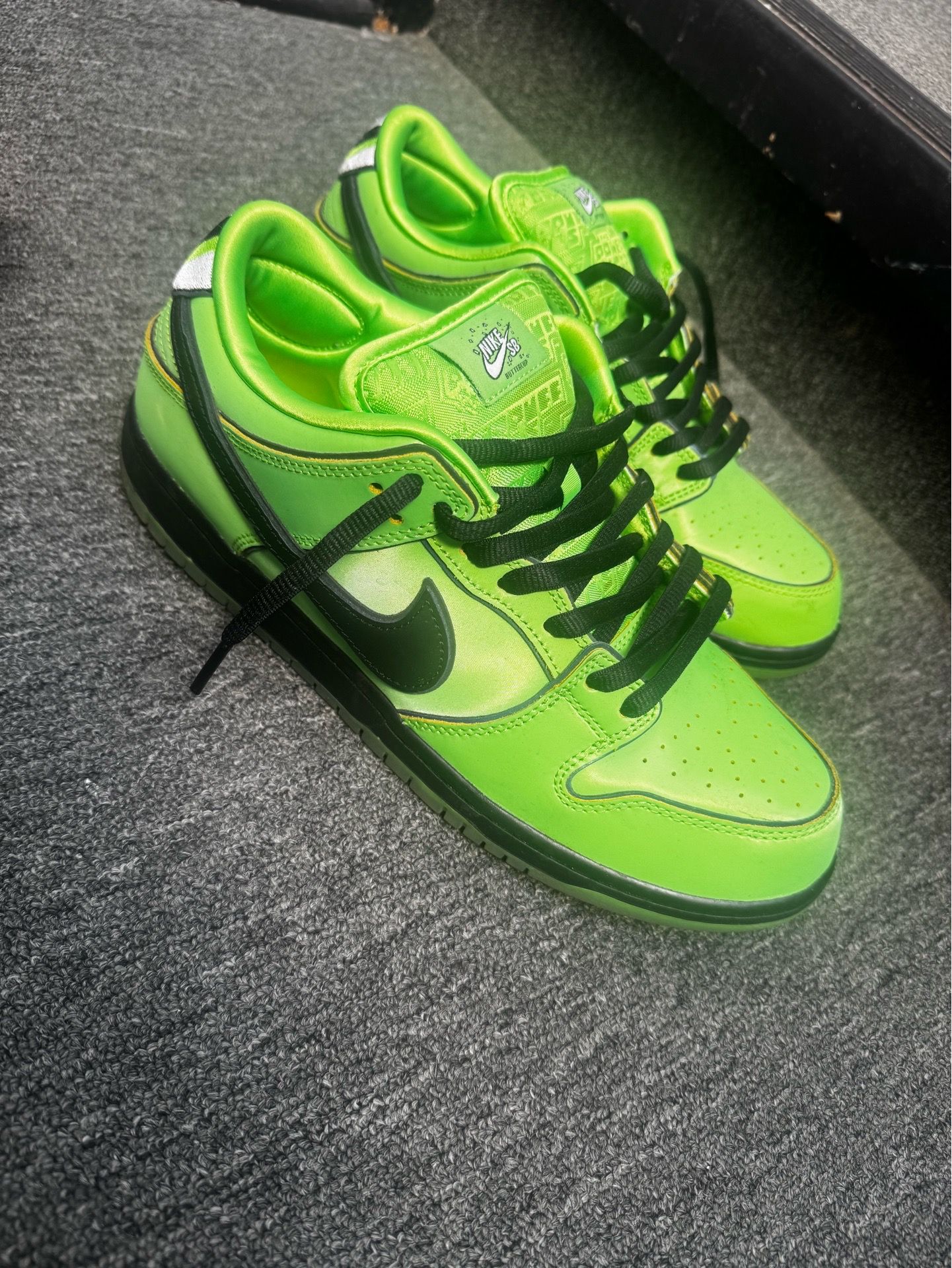 The Powerpuff Girls x Nike Dunk Low Pro SB QS ‘Buttercup”