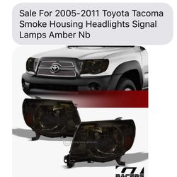 Toyota Tacoma 05-11 new Smoke Headlights 