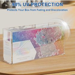 Prismatic Evolutions SPC Box Acrylic Display Case, 2 pcs