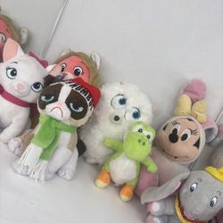 Mixed Lot Of Plush Stuffed Animals