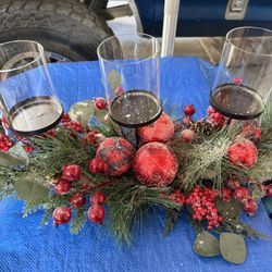 Christmas Candle Holder Decoration