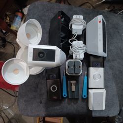 2 Ring Doorbell Camera Good Light Three Batteries With Charger