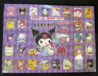 NEW Hello Kitty Punch Out Surprise Squares Has 37 Left