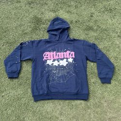 Spider Atlanta Hoodie Navy