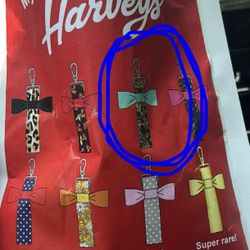 Harvey’s Seatbelt Mystery Keychain Printed.