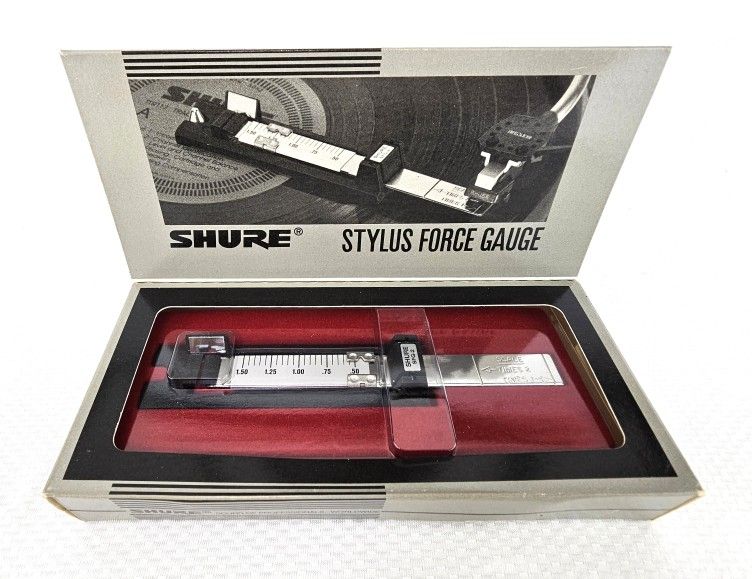 Shure Precision Stylus Force Gauge Turntable Tracking NOS