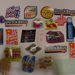 Dutch bros stickers! 