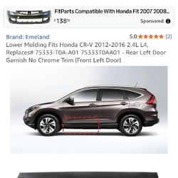 Honda Crv Side Moulding 