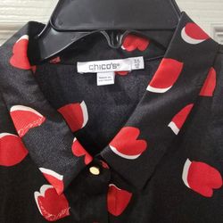 Chico's Valentine's Blouse (3.5/18)