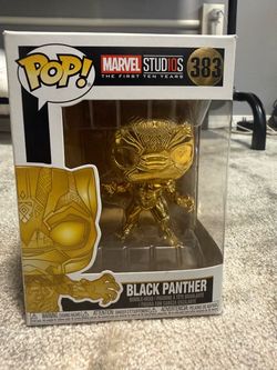 Funko Pop Black Panther Gold Chrome #383