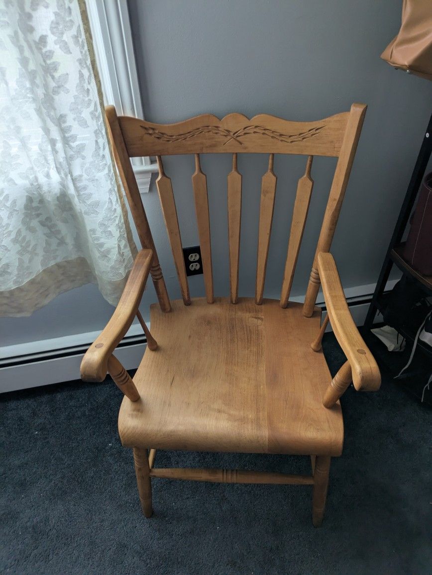 Solid Wood Chairs (2)