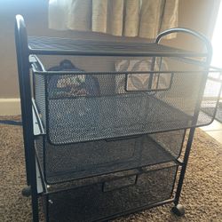 Metal Rolling Storage Cart
