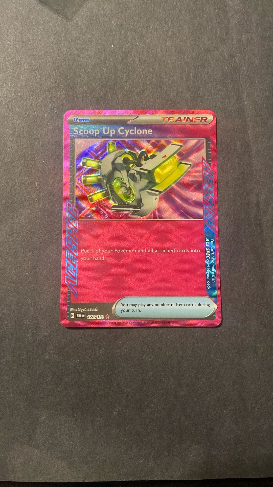 Scoop Up Cyclone Ace Spec Pink 128/131