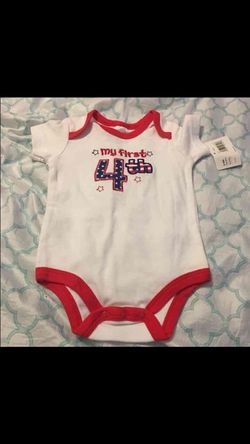 Fourth of July onesie