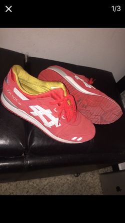 Red Asics Gel Lyte!!!