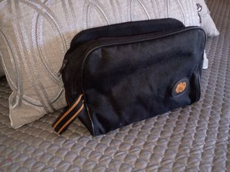 Travel Toiletries Bag Zippered Black 3.00