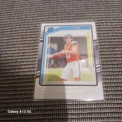 2024 Donruss Bo Nix Base Rated Rookie Card RC #369 BRONCOS