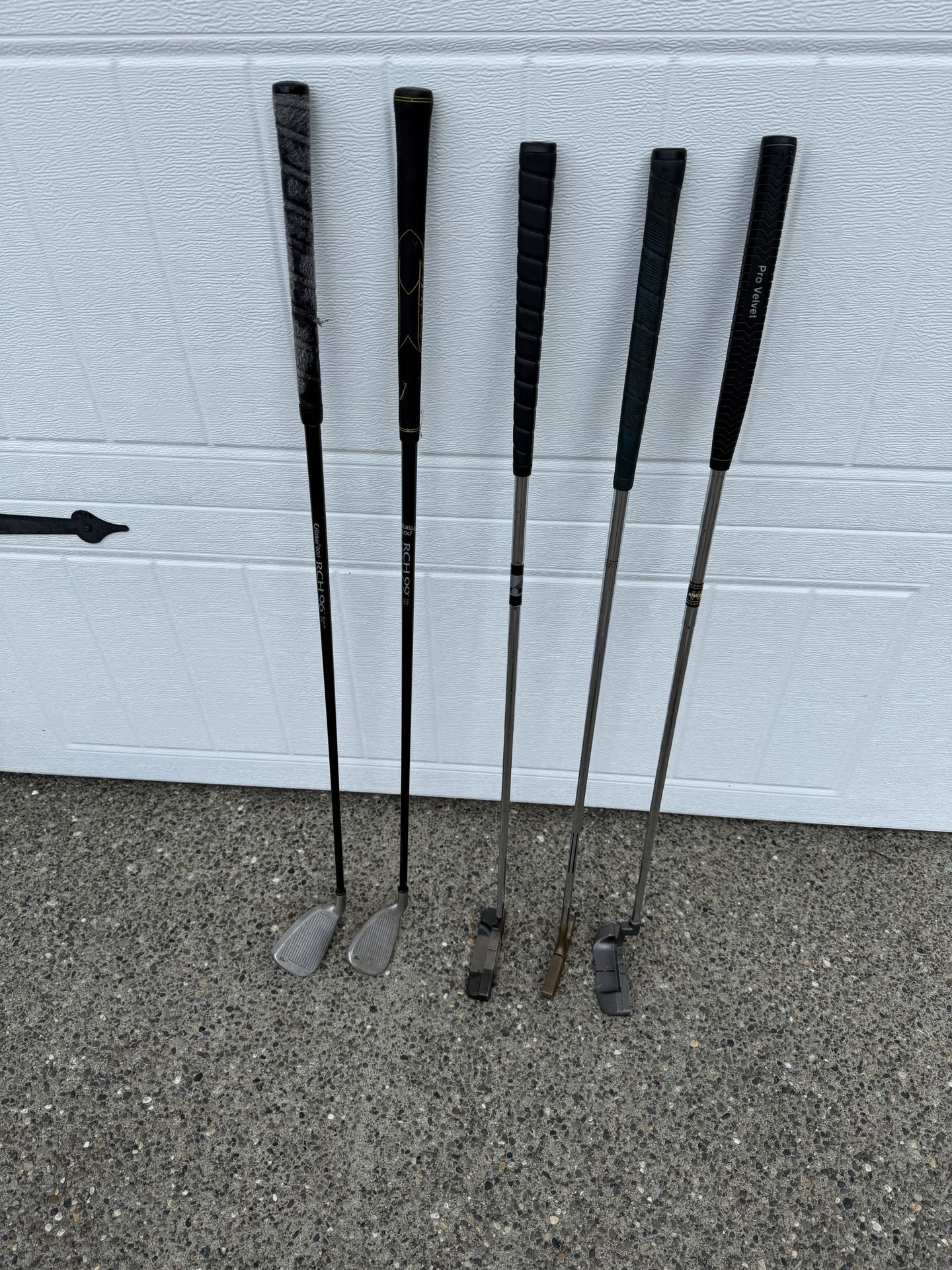 (2) Big Bertha PW (3) Putters Acushnet