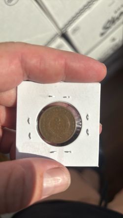 1868 2 cent coin