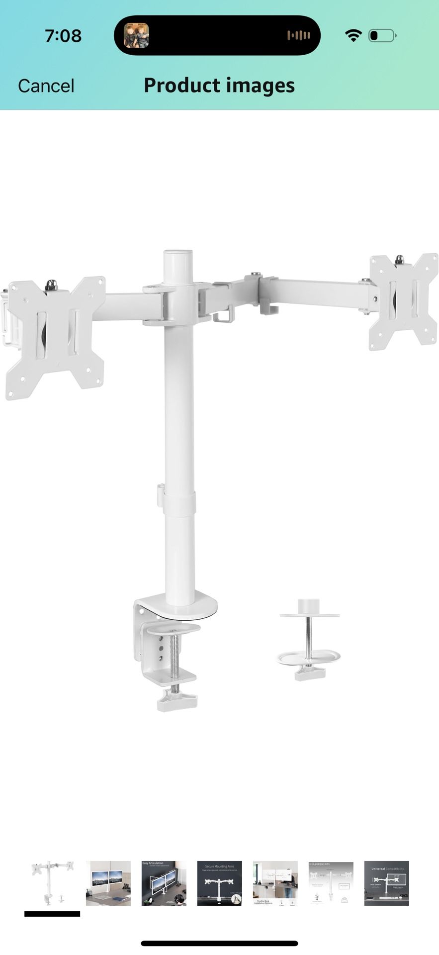 Dual Monitor Desk Mount