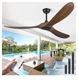 Haipeel 60” Wood Ceiling Fan