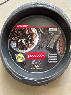 GoodCook Ready 2-Pack 9-inch Round Cake Pan