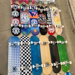 SKATEBOARDS DIFFERENT SIZE AND PRICES 