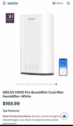 WELOV H500 Pro Cool Mist Humidifier White