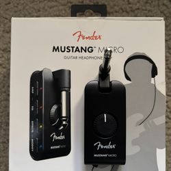 Fender Mustang Micro Guitar Headphone Amp With Effects