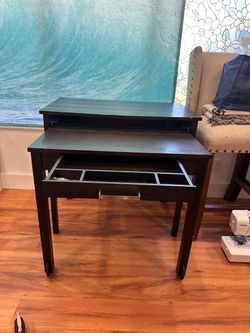 Dark Wood computer table