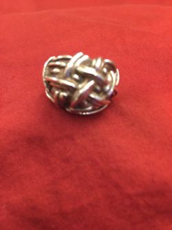 Size 6 silver ring