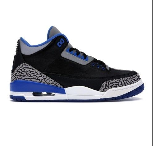 Jordan 3 Retro Sport Blue In Size 11.5