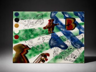 Abstract Mixed Media Canvas Art – 40” W x 30” H