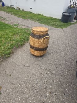Round Wicker Basket