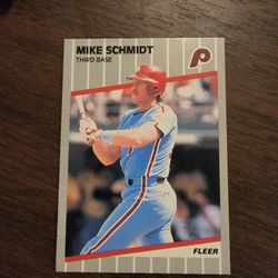 1989 Fleer - Mike Schmidt #582 NM