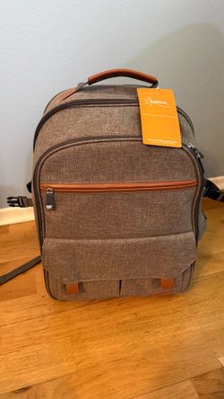 Sunflora Wine Picnic Backpack for 4