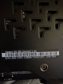 RX 580 4GB GPU