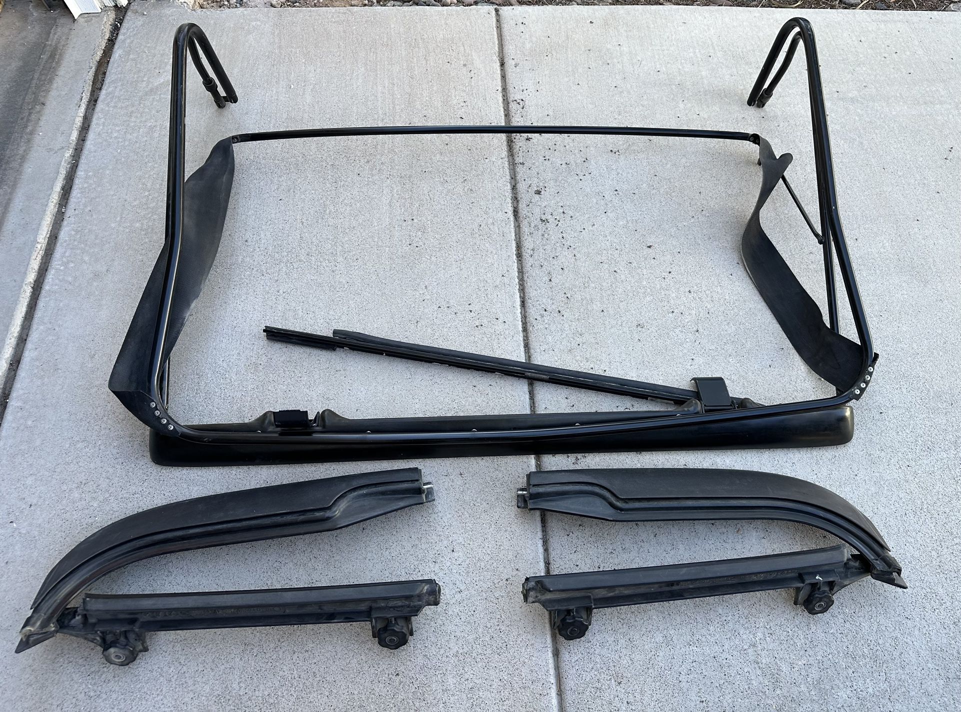 Jeep Wrangler TJ Soft Top Bracket Kit - For Roll Cage & Tailgate (1998-2006)